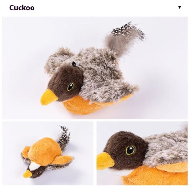 Rechargeable Flapping Bird Cat Toy