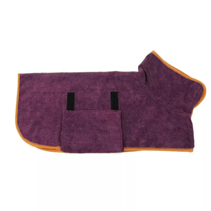 Quick-Dry Pet Bathrobe Towel