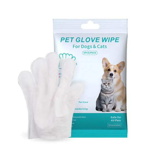 Pet Cleaning Wipes & Grooming Gloves