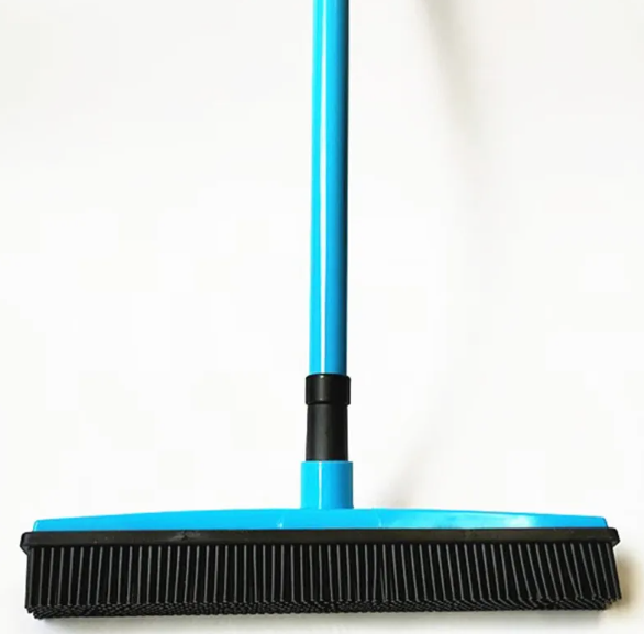Pet Hair Removal Rubber Broom