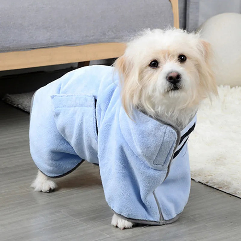 Quick-Dry Pet Bathrobe Towel