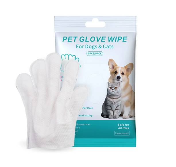 Pet Cleaning Wipes & Grooming Gloves