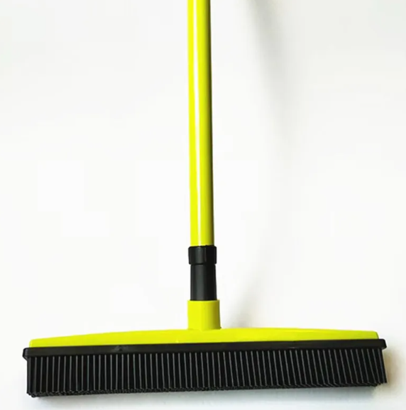 Pet Hair Removal Rubber Broom