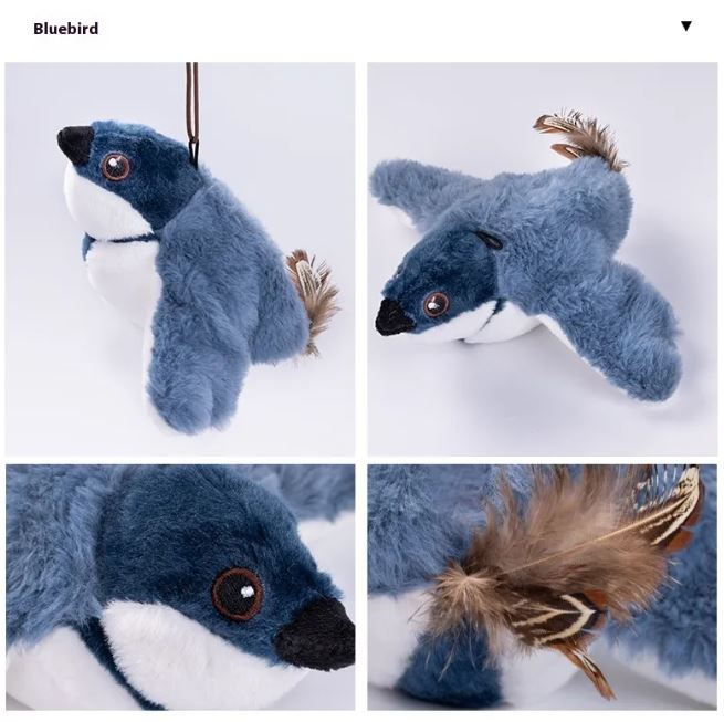 Rechargeable Flapping Bird Cat Toy