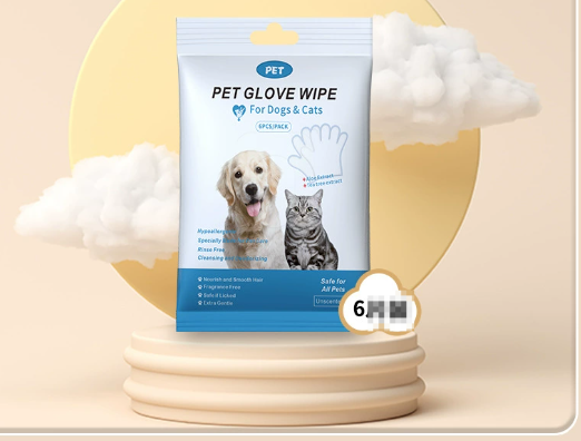 Pet Cleaning Wipes & Grooming Gloves