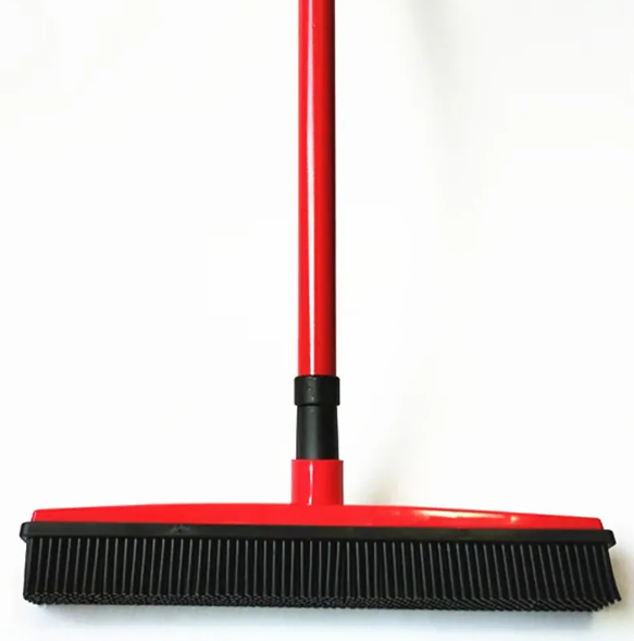 Pet Hair Removal Rubber Broom