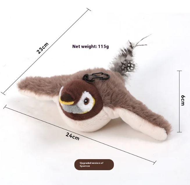 Rechargeable Flapping Bird Cat Toy