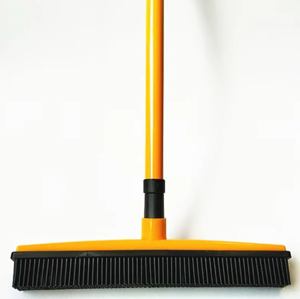 Pet Hair Removal Rubber Broom